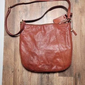 Fossil Leather Crossbody Bag